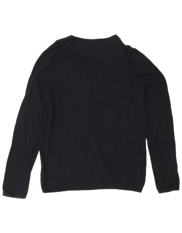 Pulover cardigan pentru bărbați Reiss, bumbac negru mic