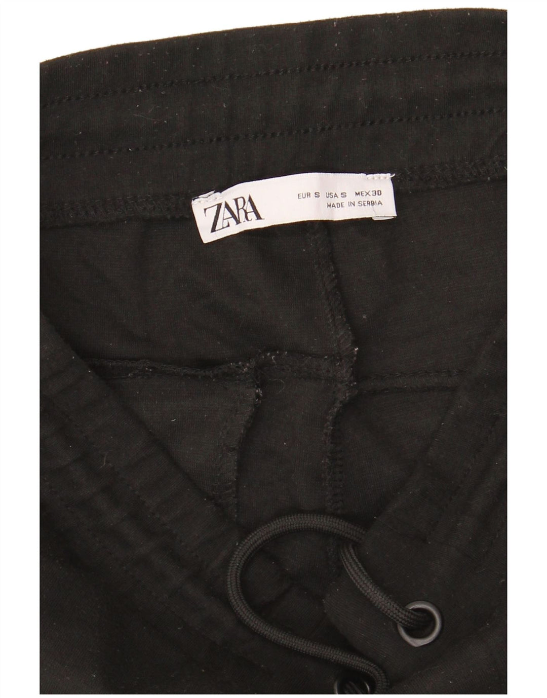 Pantaloni de trening Zara Barbati Joggeri Mici Poliester Negru
