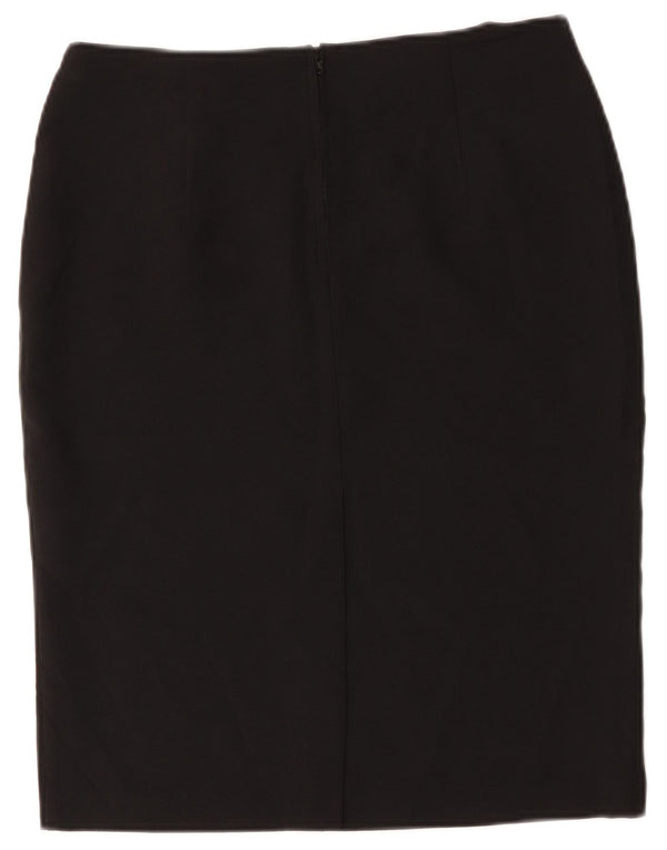 Fusta creion pentru femei Marks & Spencer UK 12 Medium W34 Poliester negru