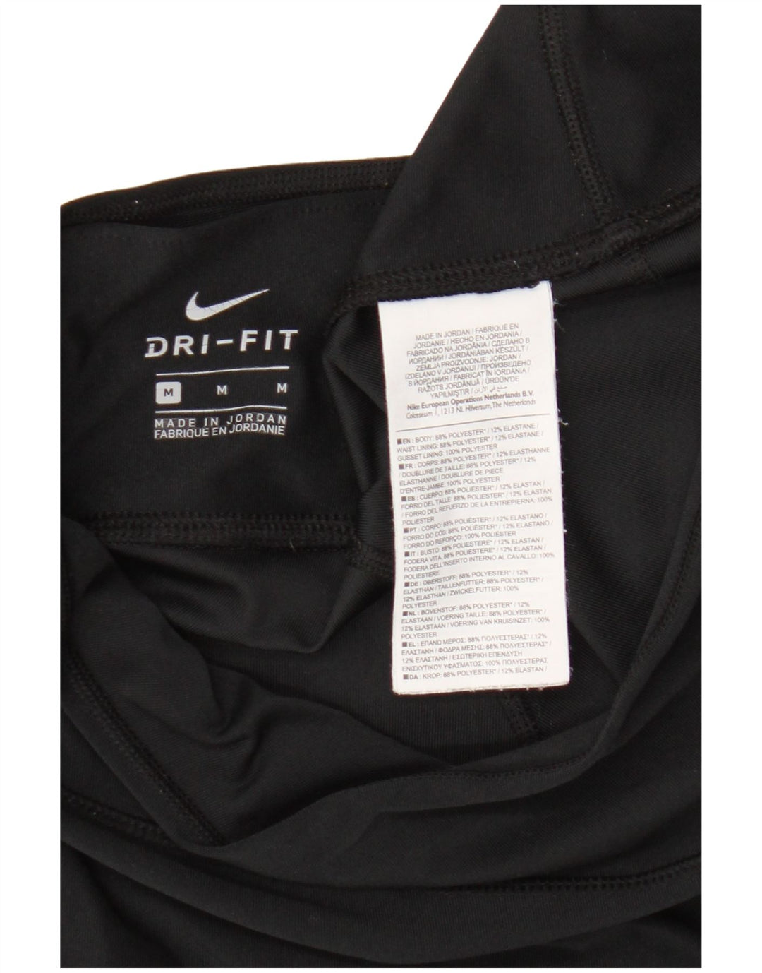 Leggings Nike Dri Fit pentru femei UK 14 Poliester mediu negru