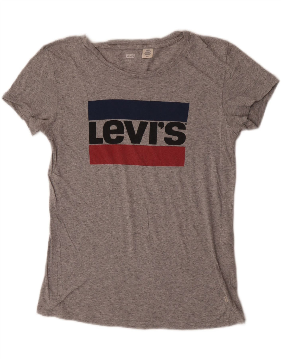 Tricou grafic Levi's pentru femei Top UK 10 Small Grey Flecked Bumbac