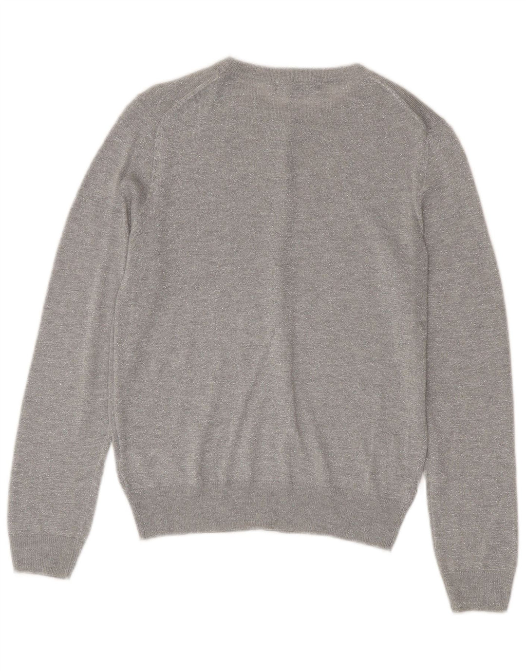 Pulover cardigan pentru femei Marks & Spencer UK 12 Medium Silver Flecked Viscose