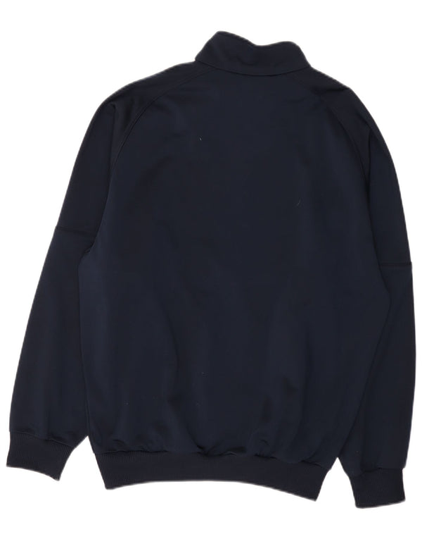 Jachetă de top pentru trening Adidas Loose Fit pentru bărbați UK 36/38 Small Bleumarin