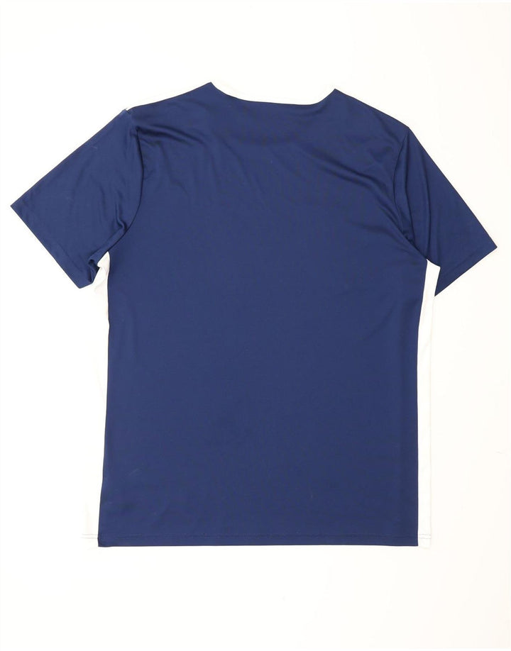 Tricou Adidas Climalite pentru bărbați Top XL Bleumarin Poliester Colorblock
