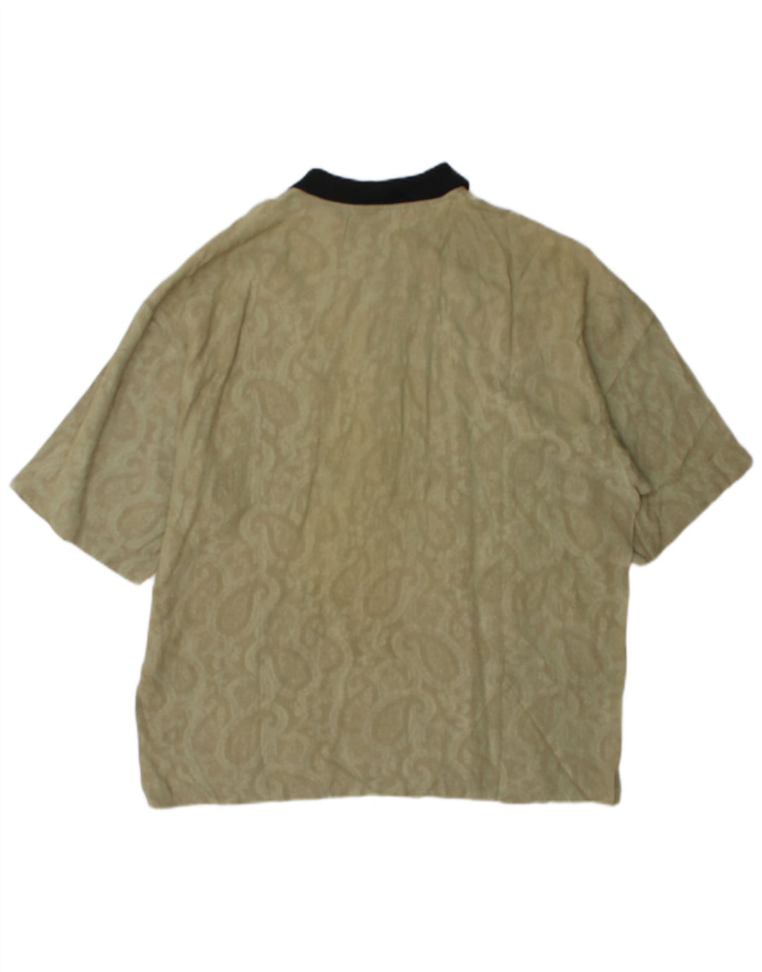 Tricou polo pentru bărbați Silenzio Mic Kaki Paisley