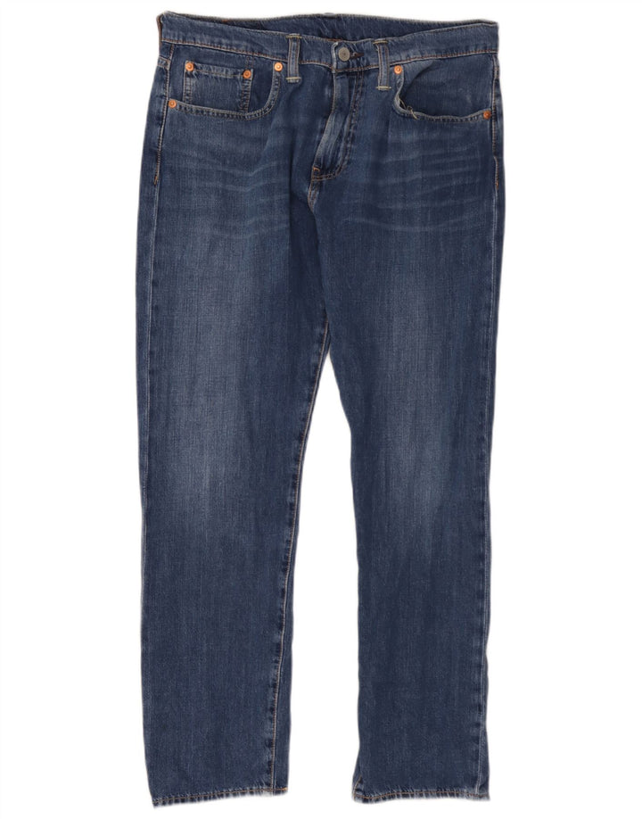 Blugi conici pentru bărbați Levi's 502 W32 L30 Bumbac albastru