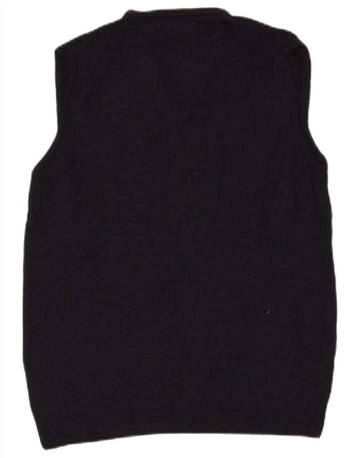 ZARA Vestă Bărbați Tank Top Mare Lână Bleumarin
