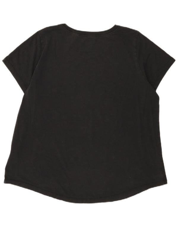 Tricou grafic Nike pentru femei Top UK 18 XL Bumbac negru
