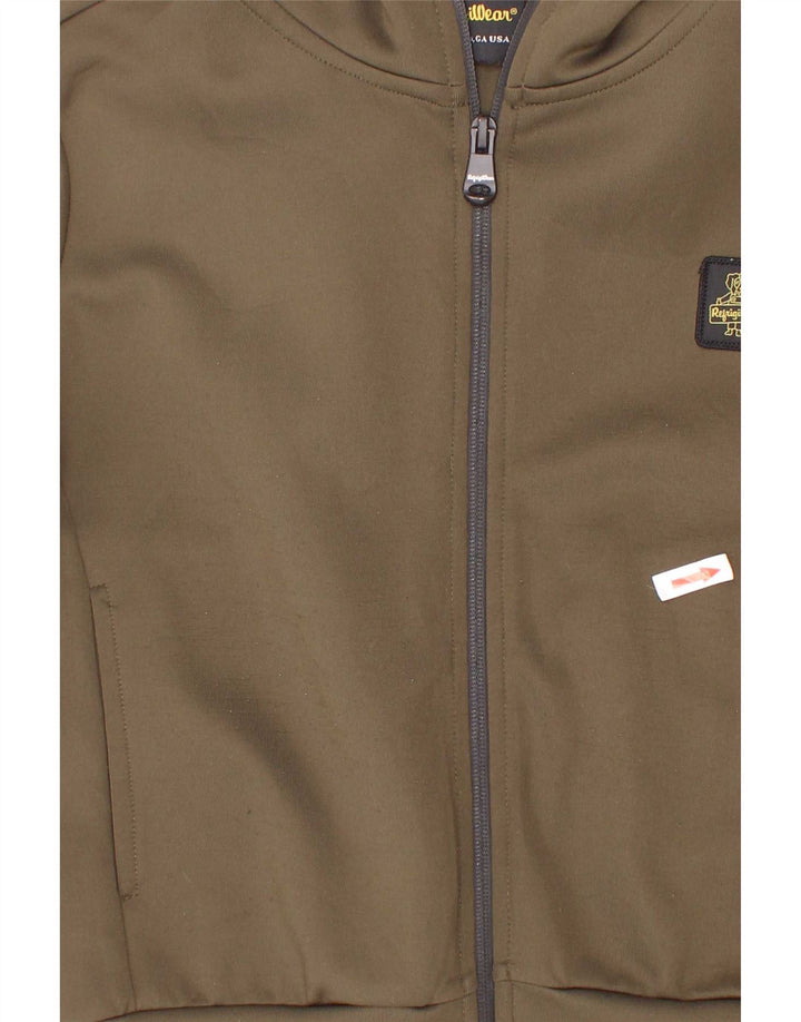 Refrigiwear Băieți Zip Hoodie Pulover 7-8 Ani Kaki Poliester