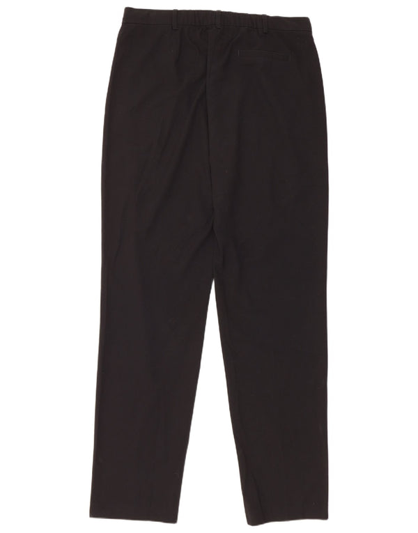 Pantaloni chino cu talie înaltă pentru femei Marks & Spencer UK 14 Large W34 L32 Negru