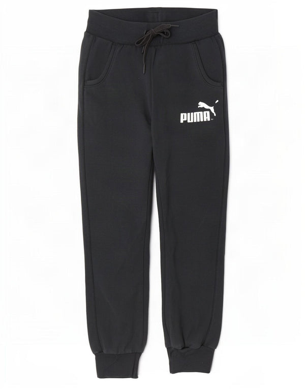 Pantaloni de trening grafic Puma pentru femei Joggeri UK 8 Small Black