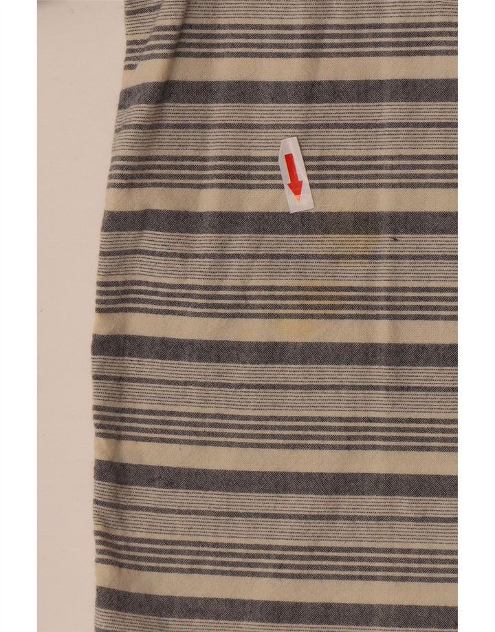 Cămașă Slim Fit pentru bărbați White Stuff 2XL, bumbac cu dungi bej