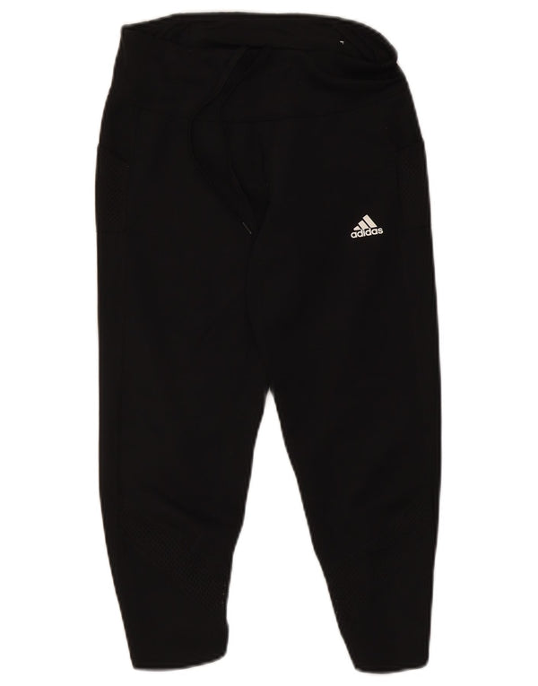 Leggings Adidas Aeroready Capri pentru femei UK 8/10 Poliester negru mic