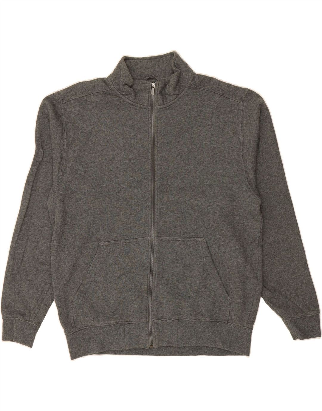 L.L.BEAN Mens Tracksuit Top Jacket Medium Grey Cotton Vintage L.L.Bean and Second-Hand L.L.Bean from Messina Hembry 
