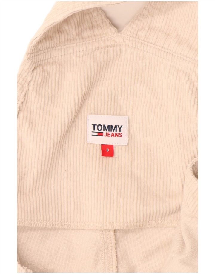 TOMMY HILFIGER Pantaloni salopete Capri pentru femei Mici W30 L20 alb