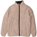 Jachetă căptușită pentru băieți Jack & Jones 11-12 ani poliester bej