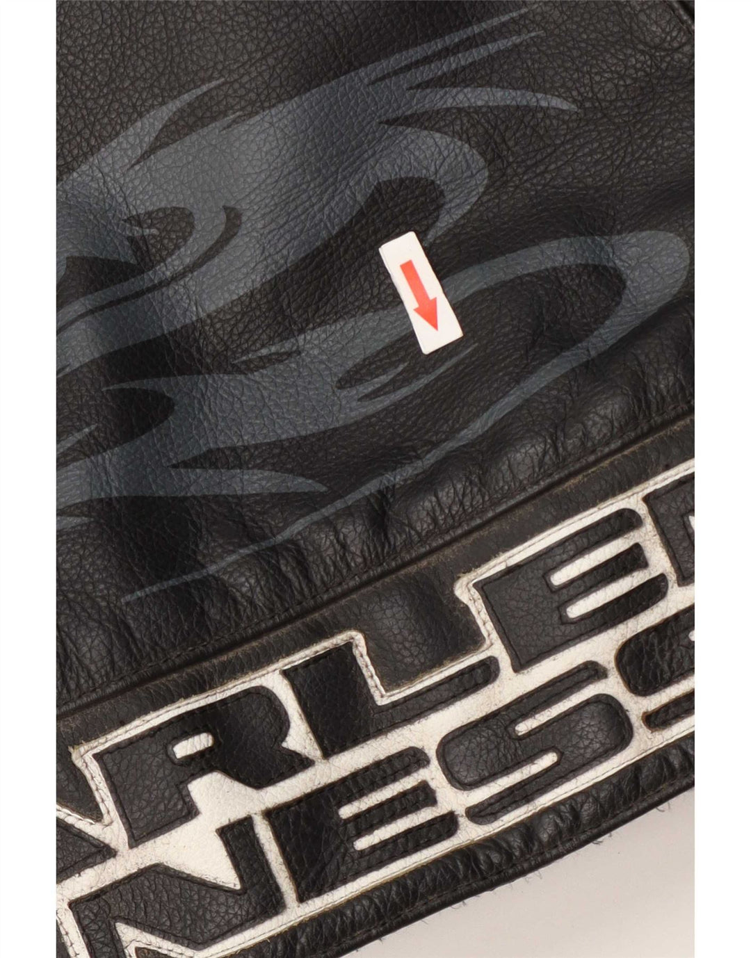 Jachetă Arlen Ness pentru femei Motorstyle Graphic Racer Mărimea 42 Lung Negru