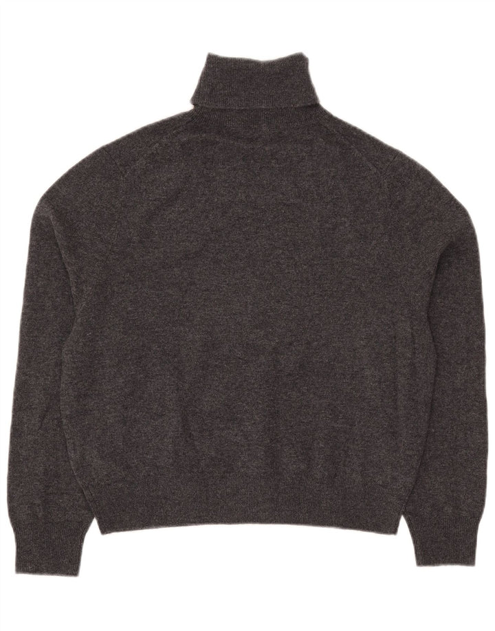 Pulover de damă Massimo Dutti cu gât rulat, mic, gri