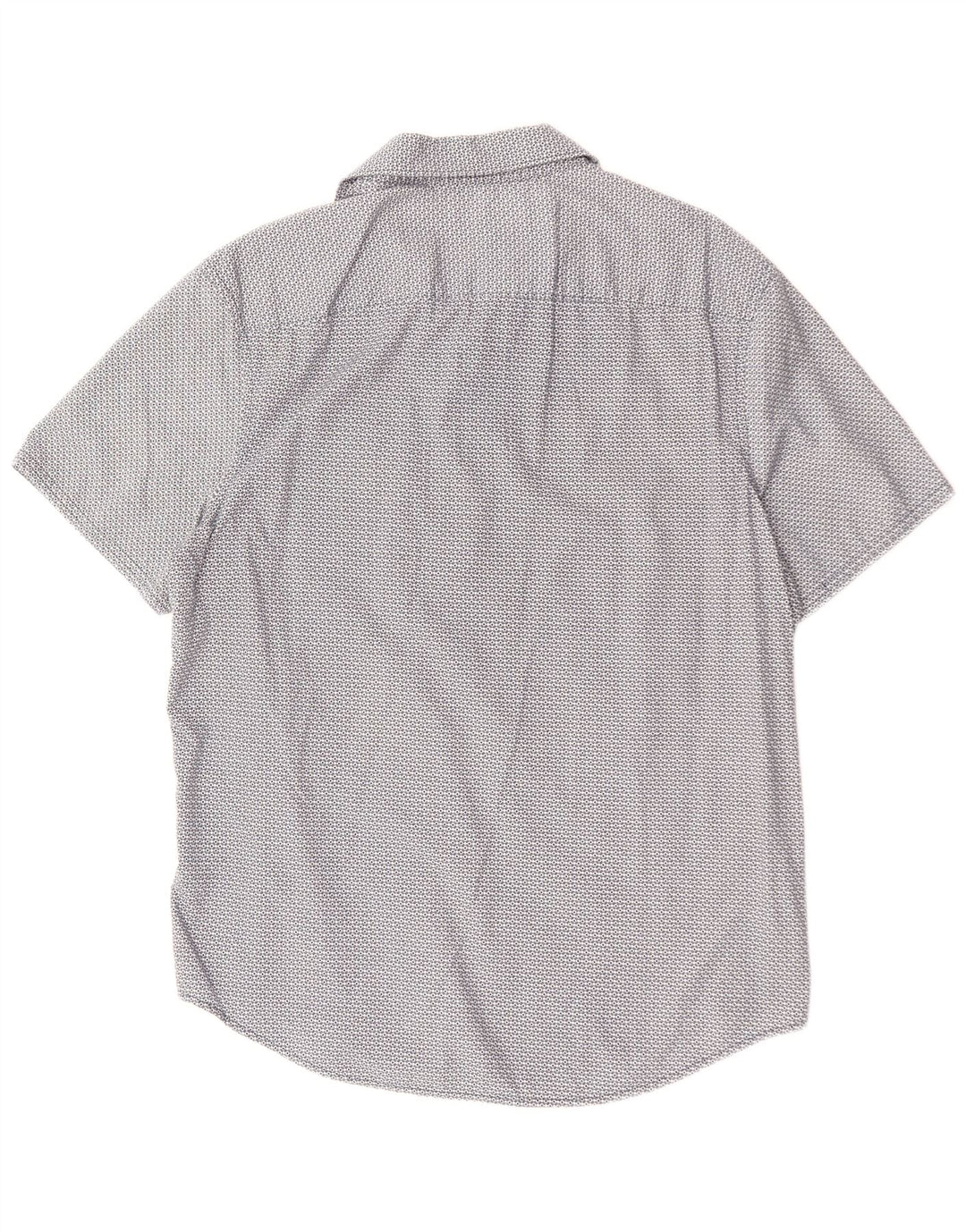 Cămașă cu mânecă scurtă pentru bărbați PENGUIN Heritage Slim Fit, mare, albastră, geometrică