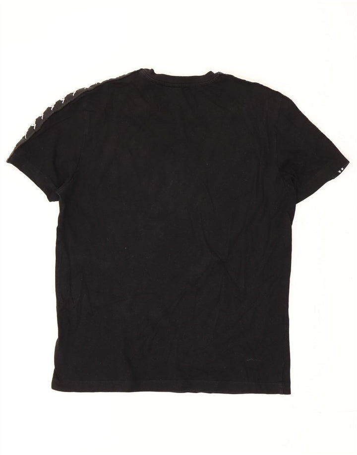Tricou grafic pentru bărbați Kappa Top Mediu Negru