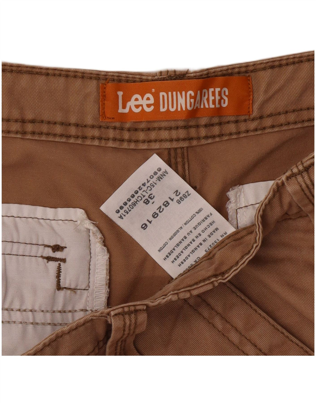 Pantaloni scurți cargo pentru bărbați Lee W38 XL, bumbac, bej