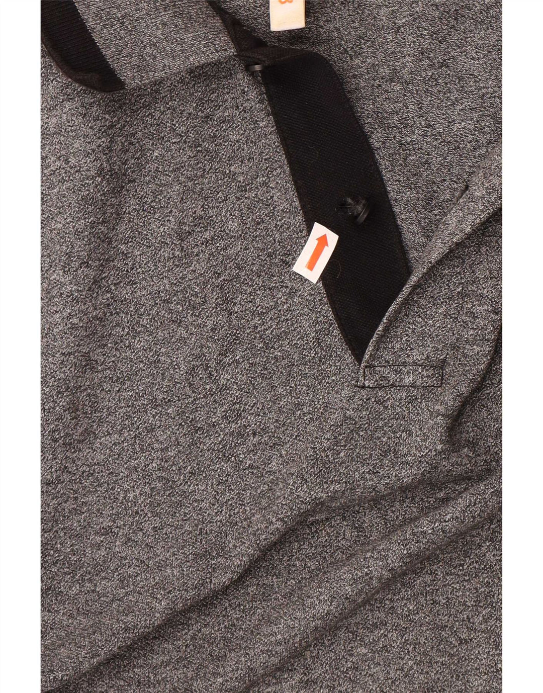 Sun68 Tricou polo cu mânecă lungă pentru bărbați XL bumbac gri