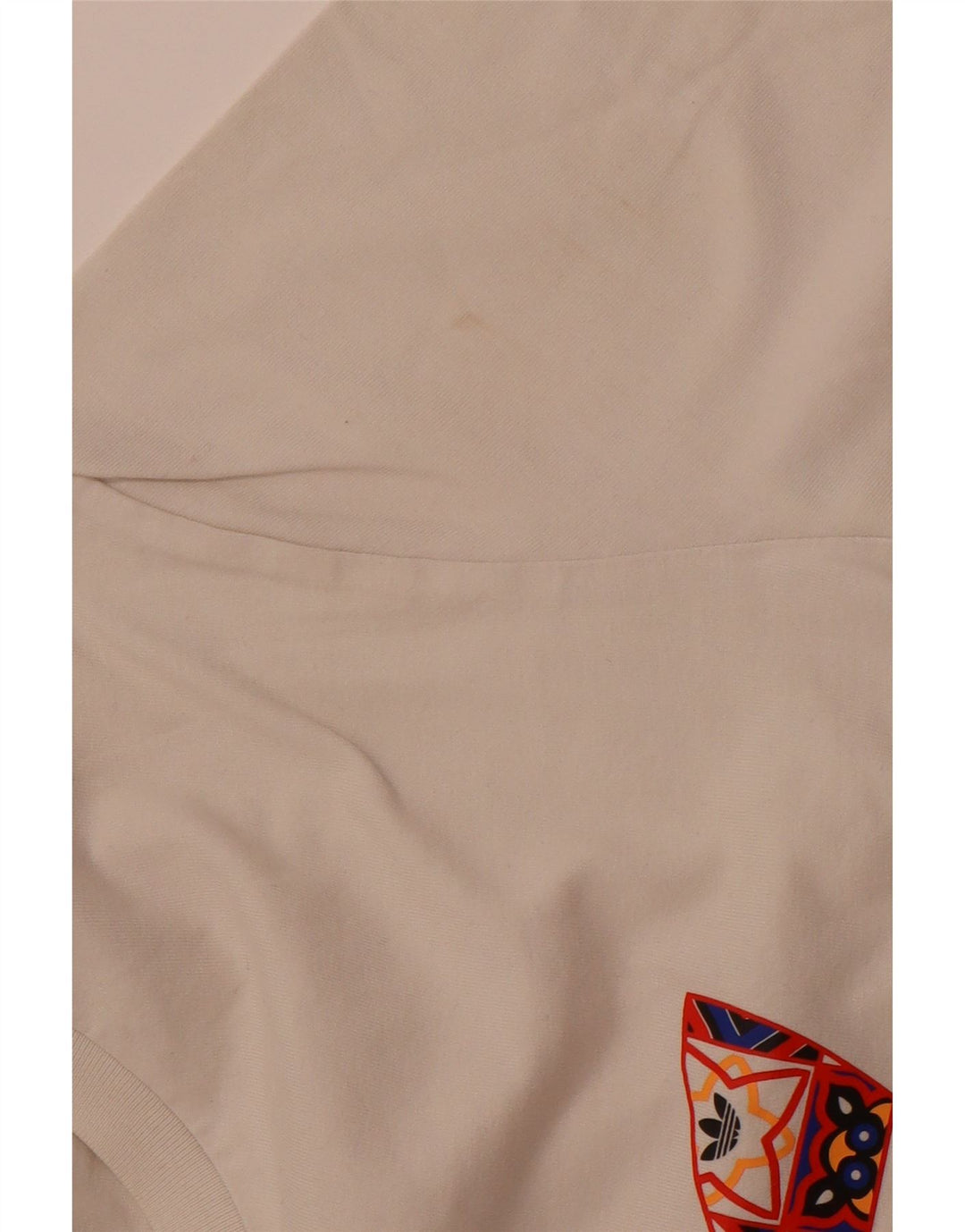 Tricou grafic ADIDAS pentru bărbați Top mediu din bumbac alb