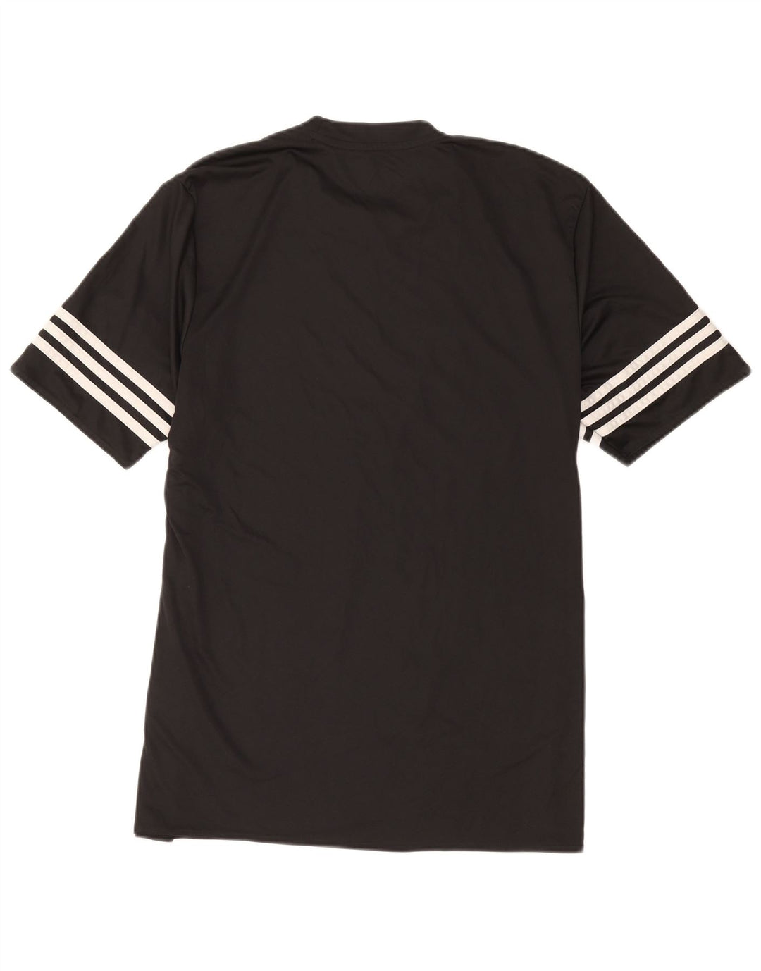 Tricou Adidas Climalite pentru bărbați Top mare din poliester negru