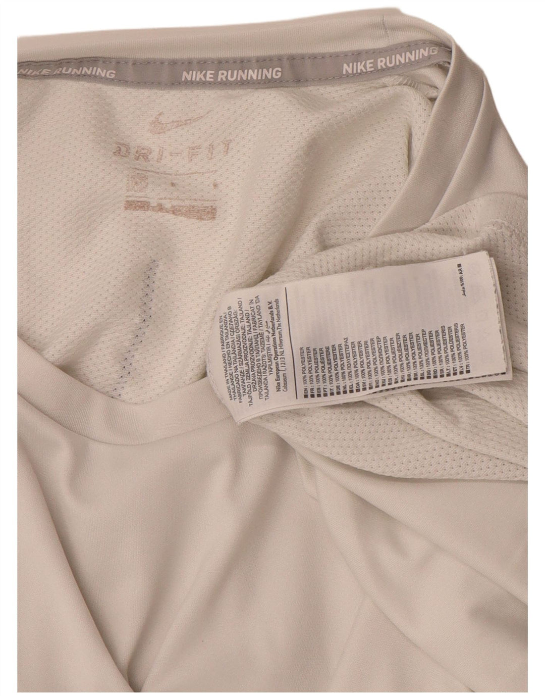 Tricou grafic Nike Dri Fit pentru bărbați Top Medium Alb Poliester