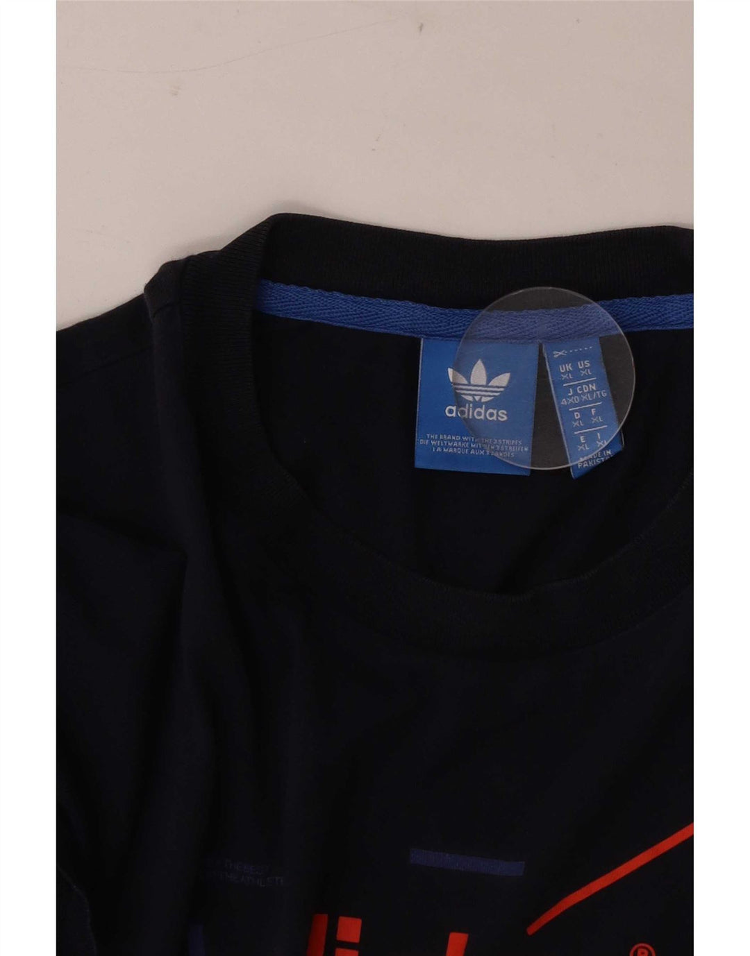 Tricou grafic pentru bărbați Adidas Top XL Bleumarin