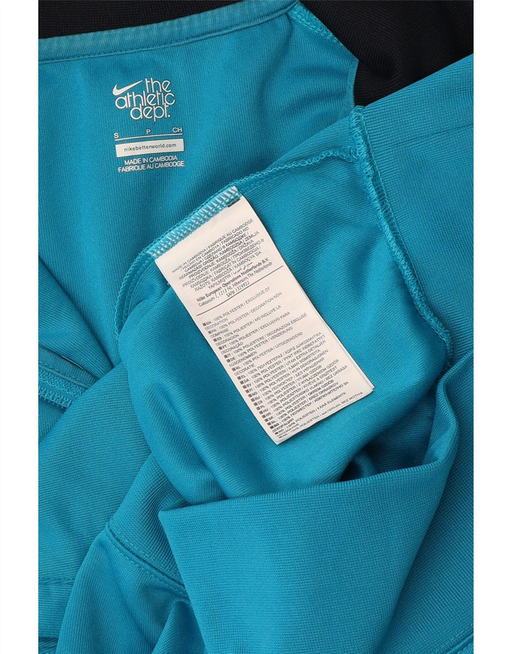 Jachetă de top pentru trening pentru bărbați Nike, albastru, poliester color bloc