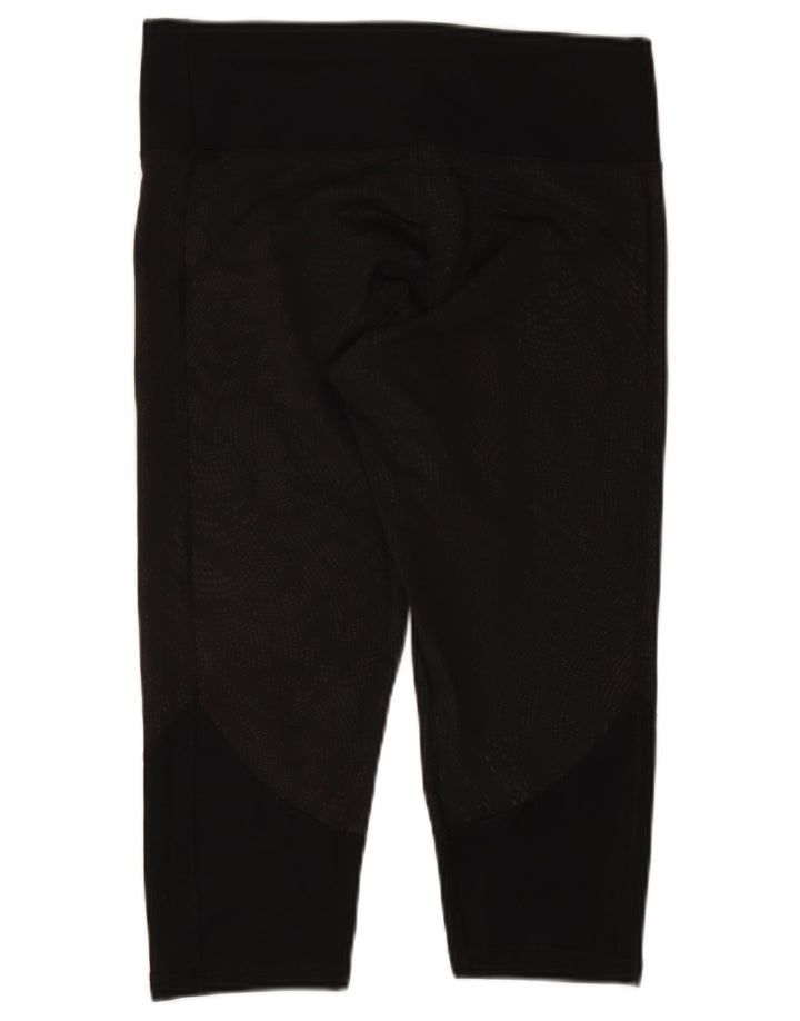 Leggings ADIDAS Climalite Capri pentru femei Marea Britanie 16/18 Poliester negru mare