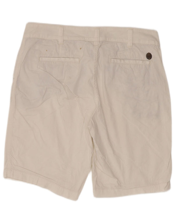 Pantaloni scurți chino Napapijri pentru femei IT 40 Small W27 Bumbac alb