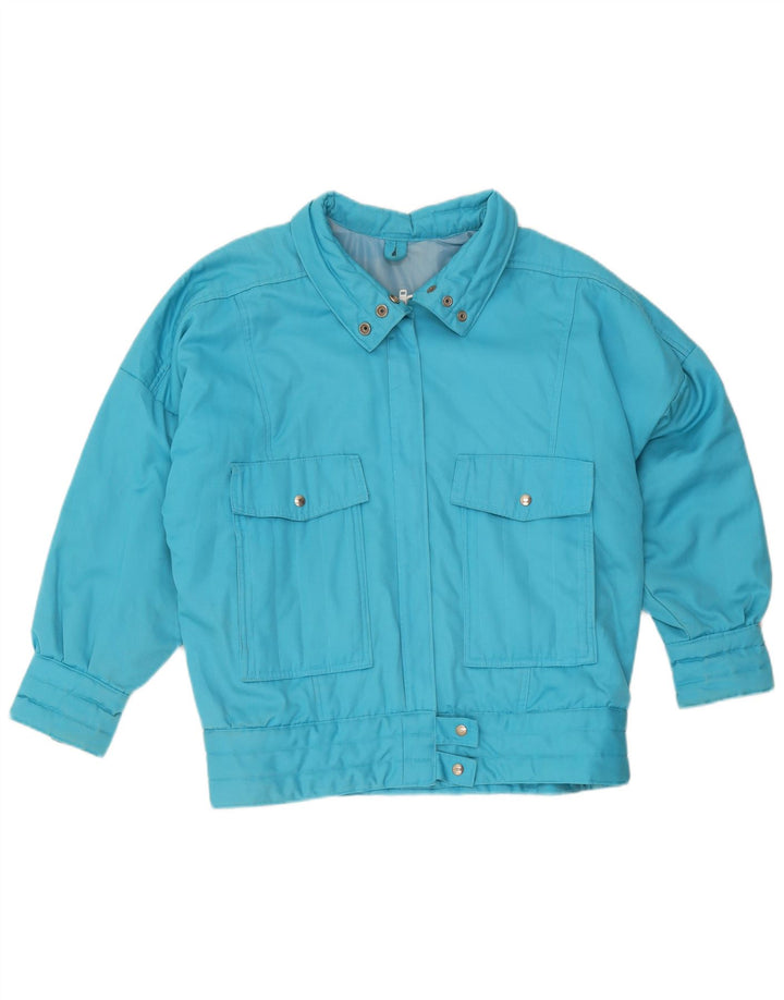 Bomber Vintage pentru femei UK 18 XL Albastru