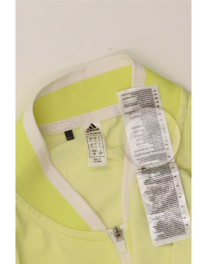 Vestă pentru femei Adidas UK 14 Poliester galben mare