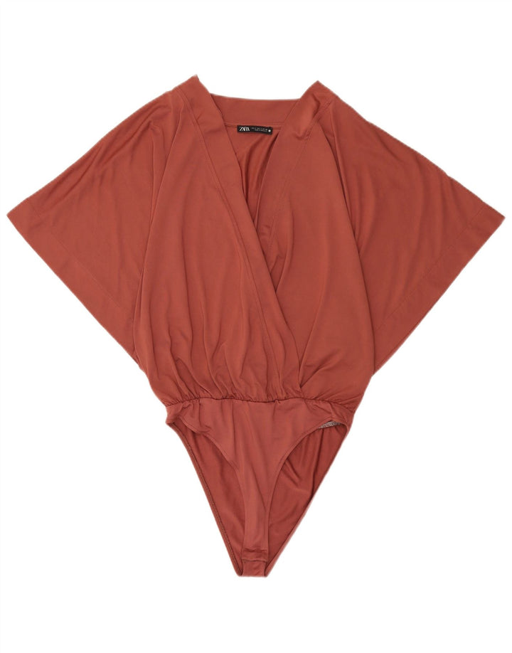 Body Zara femei UK 10 mic maro