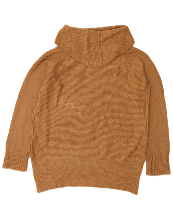 Pulover pentru femei Oasis, supradimensionat, cu gât rulat, UK 10 Mic Bej Acrilic