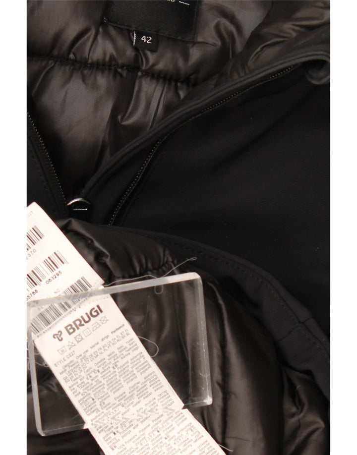 Palton căptușit cu glugă pentru femei BRUGI IT 42 Poliamidă neagră medie