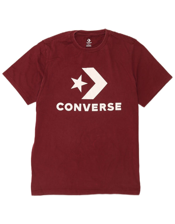 Tricou grafic Converse pentru bărbați Top Medium Burgundy