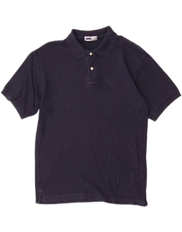 Cămașă polo FILA pentru bărbați IT 50 Medium Bluemarin Bumbac