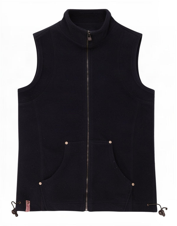 M&Co pentru femei Fleece Gilet UK 12 Medium Bleumarin Poliester