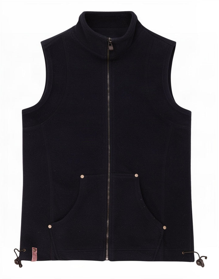 M&Co pentru femei Fleece Gilet UK 12 Medium Bleumarin Poliester
