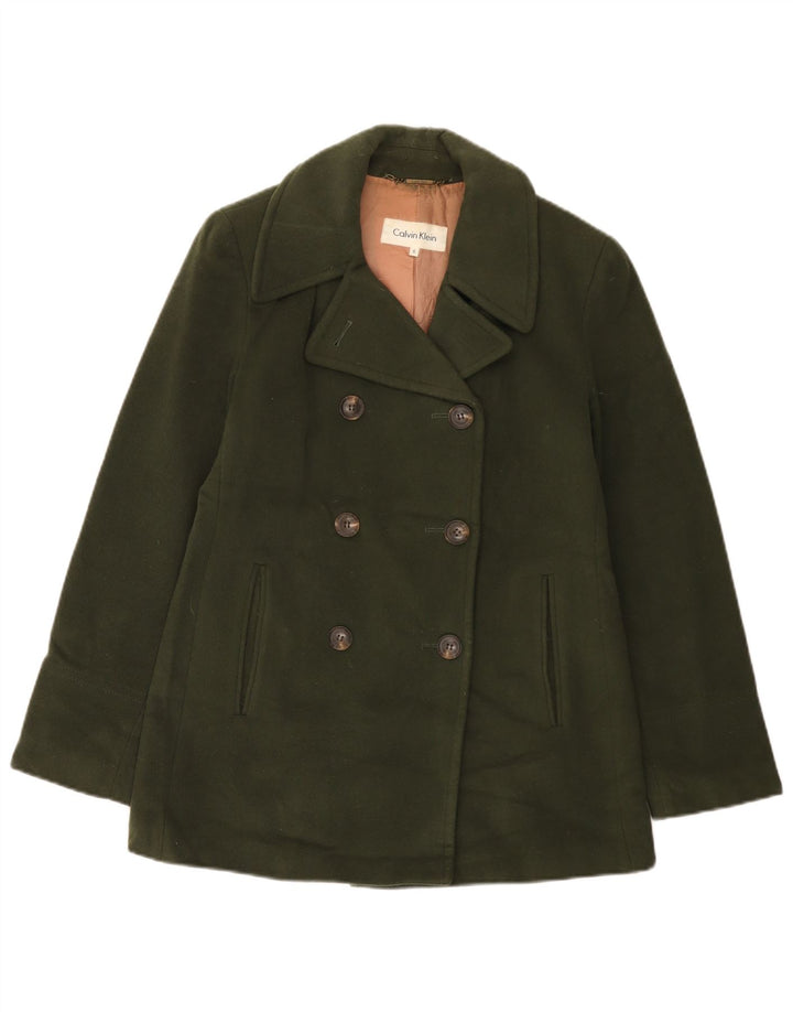 Palton pentru femei CALVIN KLEIN US 6 Medium Khaki Lână