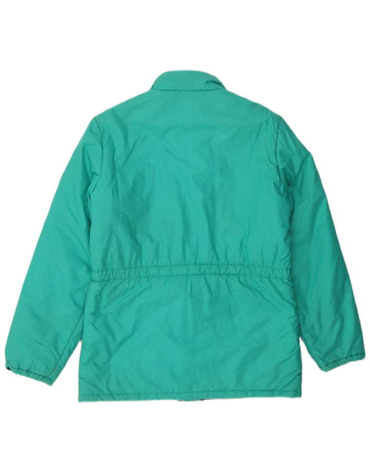 Vintage Jachetă de schi pentru femei EU 40 Medium Green Colorblock Bumbac