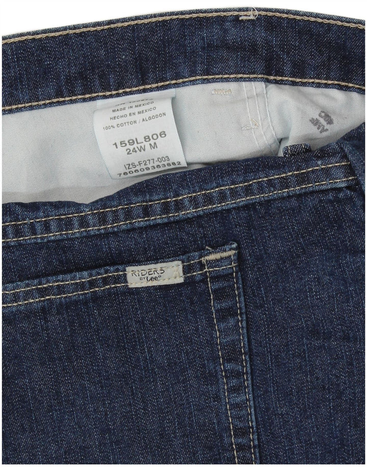 Pantaloni scurți din blugi Lee Riders pentru femei US 24 4XL W46 Bumbac bleumarin