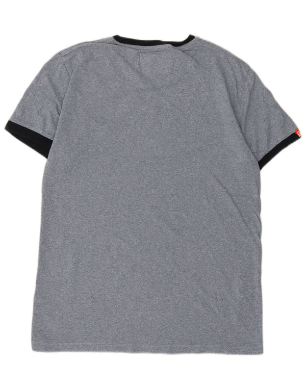 Tricou Superdry pentru bărbați Top mare din bumbac albastru