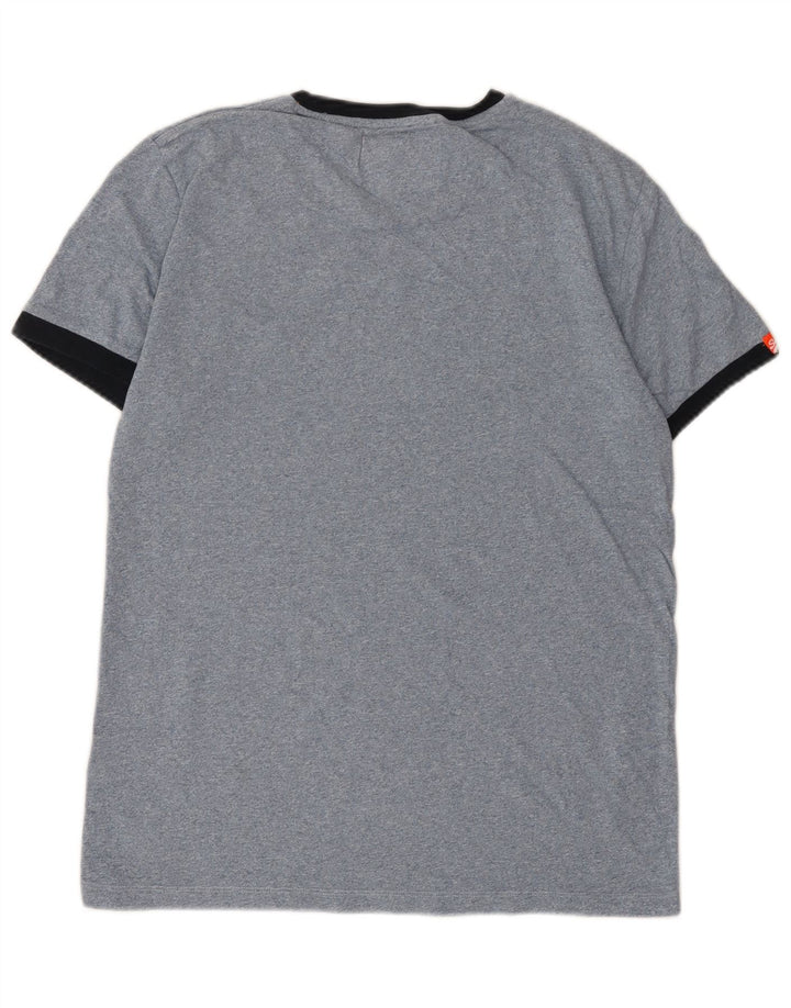 Tricou Superdry pentru bărbați Top mare din bumbac albastru