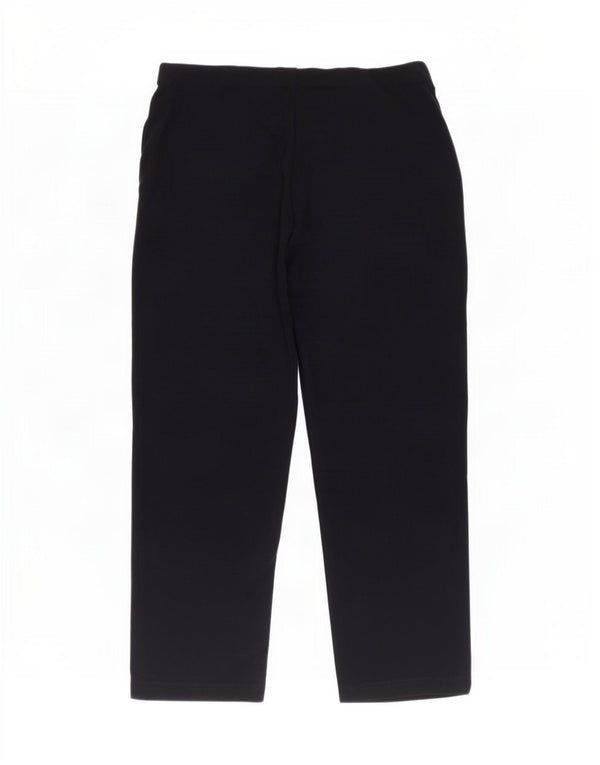 Pantaloni tăiați pentru femei Marks & Spencer UK 14 Large W32 L26 Bleumarin
