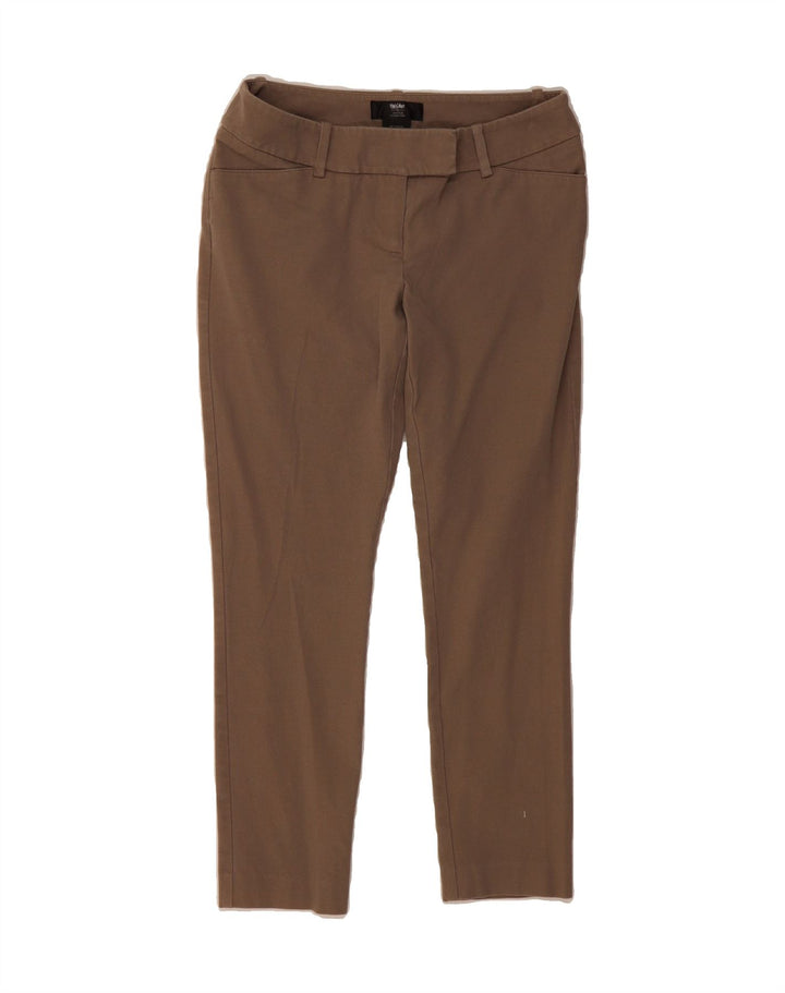 MOSSIMO Womens Slim Casual Trousers US 6 Medium W30 L25 Brown Cotton Vintage Mossimo and Second-Hand Mossimo from Messina Hembry 