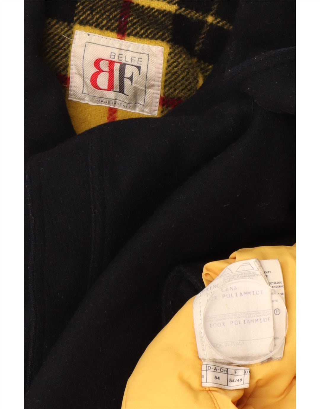 Palton pentru bărbați Belfe IT 54 2XL Lână bleumarin